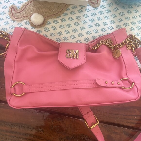 Steve Madden Pink Crossbody, Purse, Handbag, With Matching Wallet - Picture 3 of 10